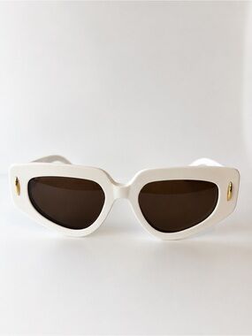 Loewe white sunglasses
